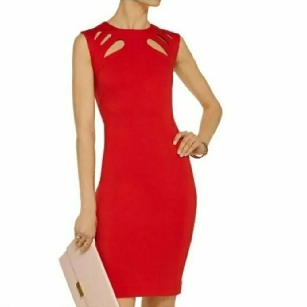 BRAND NEW PREMIER AMOUR ROUNDNECK CUTOUT DESIGN DETAILS WOMEN"S DRESS